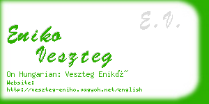 eniko veszteg business card